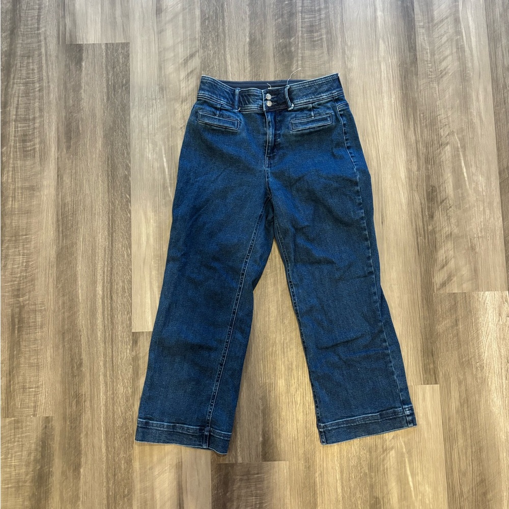 Stylish Dark Blue Women's Flare Jeans